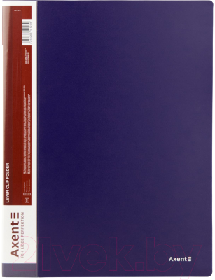 Изображение товара Папка для бумаг Axent С прижимом / 1301-02 (синий)