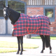 Миниатюра изображения товара Попона для лошади Shires Tempest Plus 145 / 9370/REDCHK/75 (клетка/красный)