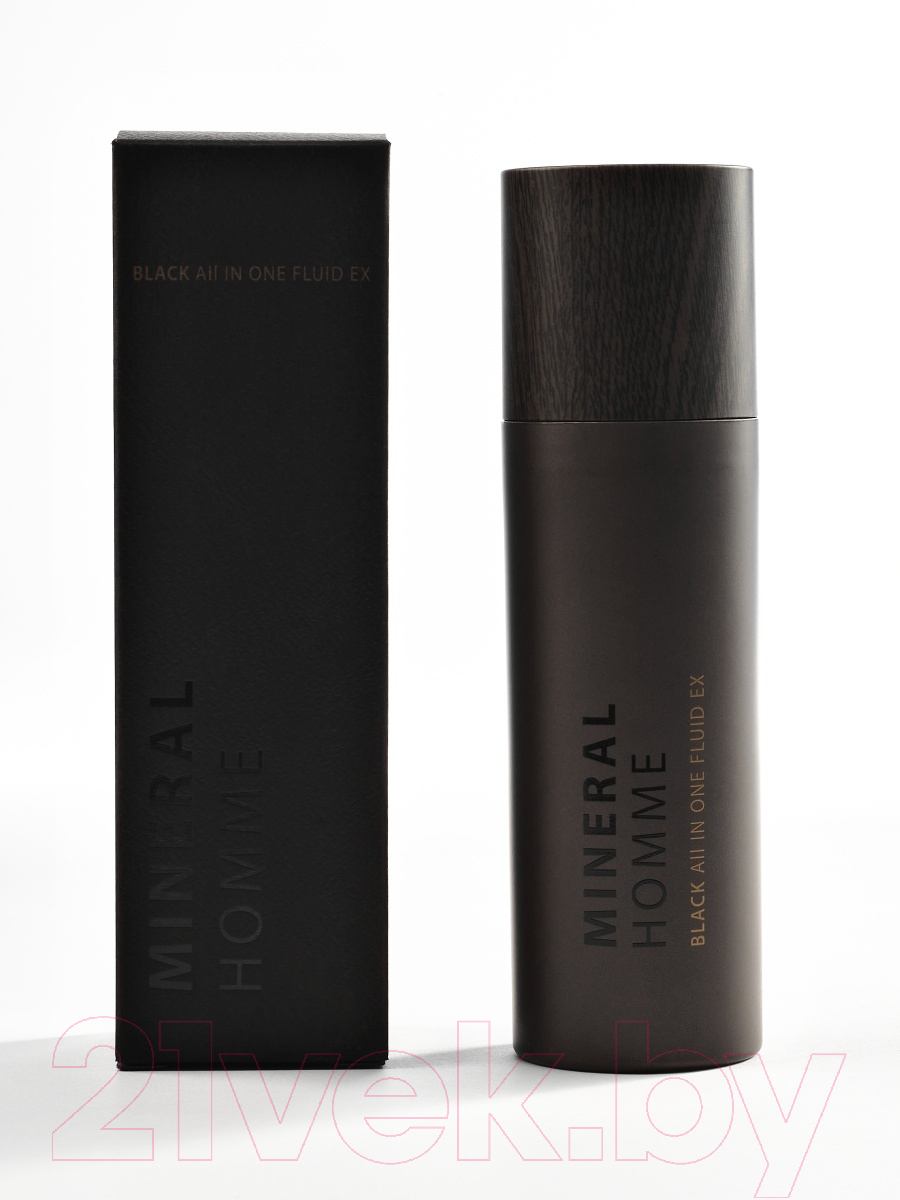 Эссенция для лица The Saem Mineral Homme Black All In One Fluid EX (100мл) — фото 2