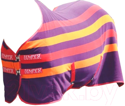 Попона для лошади Shires Tempest Original Newmarket 150 / 9327/PURPLE/78 (фиолетовый/желтый/красный)