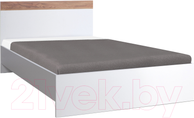 Односпальная кровать Олмеко Лего Нью 0.9 (дуб золото/белый)