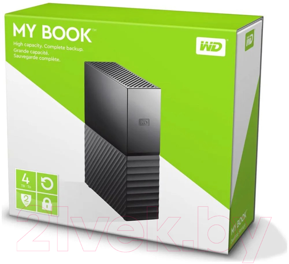 Внешний жесткий диск Western Digital My Book New 16TB (WDBBGB0160HBK-EESN)