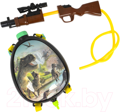 Бластер игрушечный Bondibon Водный пистолет. Динозавры / ВВ5412