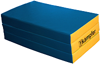 Гимнастический мат Kampfer №6 150x100x10см (синий/желтый) - 
