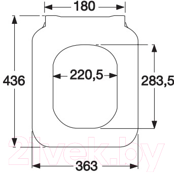 Унитаз подвесной Villeroy & Boch Venticello 4611-RS-01