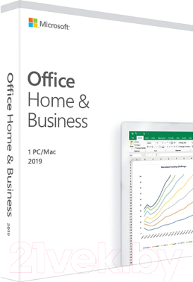 Пакет офисных программ Microsoft Office Home and Business 2019 (T5D-03189)