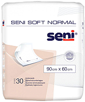 Набор пеленок одноразовых впитывающих Seni Normal Soft 90x60 (30шт) - 