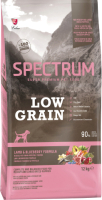 Сухой корм для собак Spectrum Low Grain для щенков средних и круп. пород с ягненком и черникой (12кг) - 