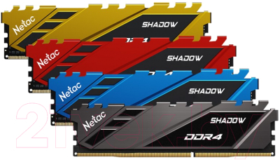 Оперативная память DDR4 Netac Shadow (NTSDD4P26SP-08B)