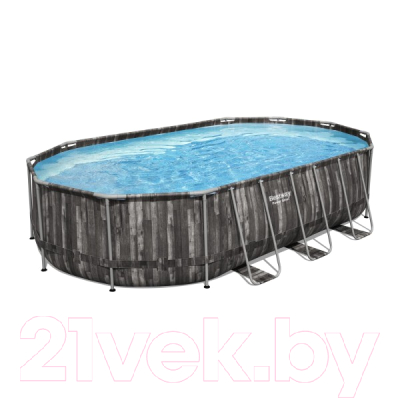 Каркасный бассейн Bestway Power Steel Swim Vista 5611R (610x366x122, с фильтр-насосом и лестницей)