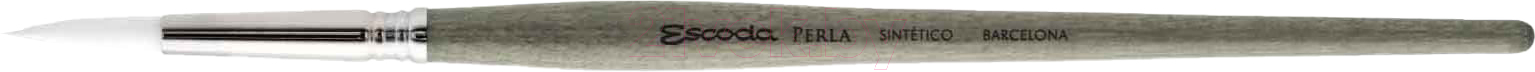 Кисть для рисования Escoda Perla Синтетика круглая №8 S1430-8 SPAIN (белый)