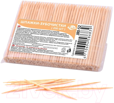 Изображение товара Зубочистки Мультидом J80-52 (200шт)