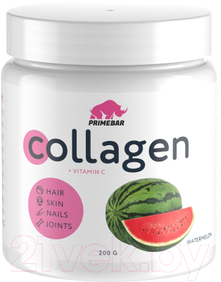 Комплексная пищевая добавка Prime Kraft Коллаген Collagen Watermelon Арбуз (200г)