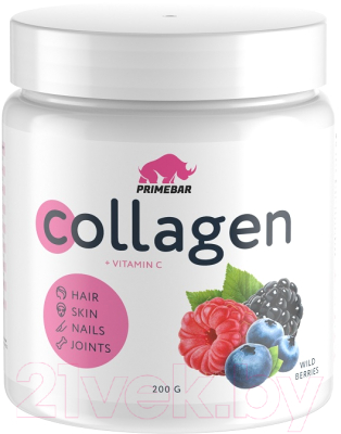Комплексная пищевая добавка Prime Kraft Коллаген Collagen Лесные ягоды (200г)