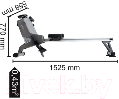 Гребной тренажер Toorx Rower Active/510GAACTIVE