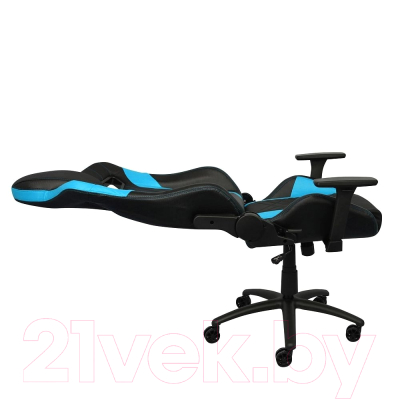 Кресло геймерское AksHome Viking (голубой/черный)