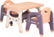 Комплект мебели с детским столом Pituso UN-ZY02-2 (фиолетовый) - 