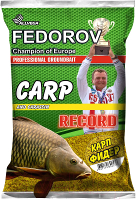 Прикормка рыболовная Allvega Fedorov Record / GBFR1-CF (1кг)