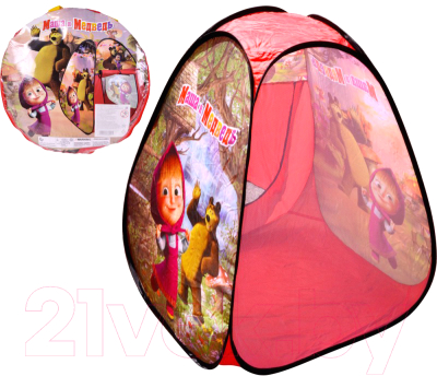 Детская игровая палатка Huada Маша и Медведь / 2033316-J1034