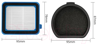 Комплект фильтров для пылесоса Bork AV800A