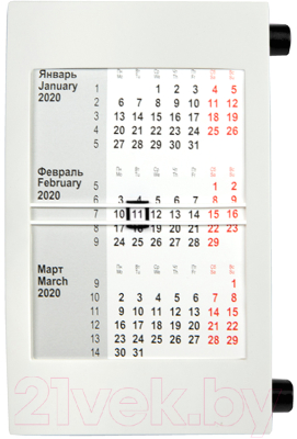 Календарь настольный Walz 2022-2023 / 9510/35 (белый/черный)