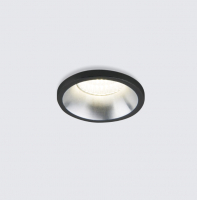 Точечный светильник Elektrostandard 15269/LED 3W SN/BK (сатин/никель/черный) - 