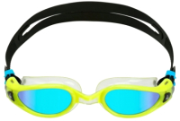 Очки для плавания Aqua Sphere Kaiman Exo Mirror / AS EP1160700LMB (желтый/голубой) - 