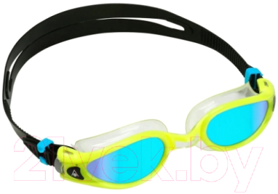 Очки для плавания Aqua Sphere Kaiman Exo Mirror / AS EP1160700LMB (желтый/голубой)