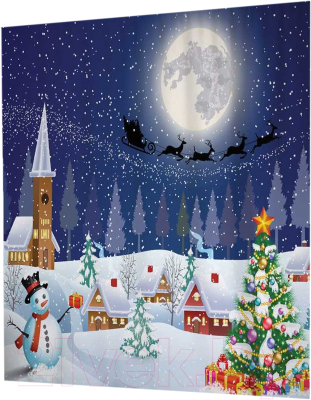 Изображение товара Комплект штор JoyArty Новогодний вечер / p_20070 (145x180)