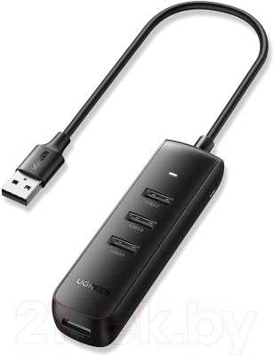 USB-хаб Ugreen CM416 / 10915 (черный)