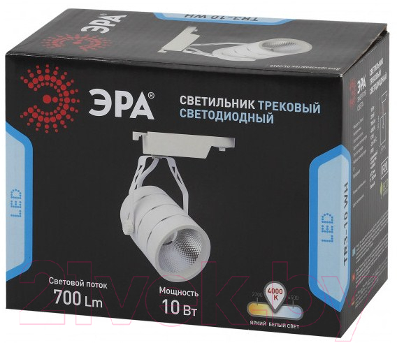 Трековый светильник ЭРА TR3-10 WH / Б0032105 (белый) — фото 2