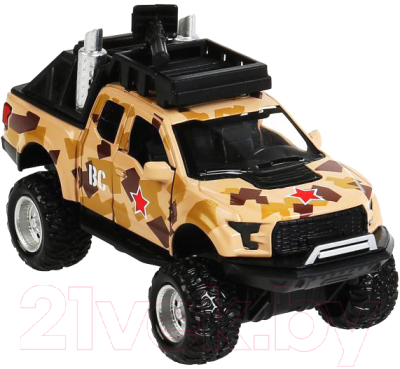 Автомобиль игрушечный Технопарк Военный пикап / FY708-13SLMIL-BN