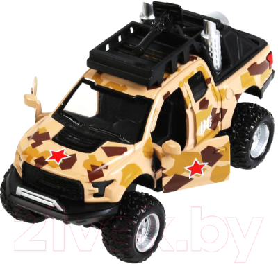 Автомобиль игрушечный Технопарк Военный пикап / FY708-13SLMIL-BN