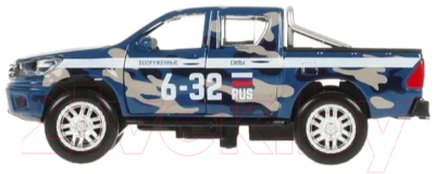 Автомобиль игрушечный Технопарк Toyota Hilux / HILUX-12SLMIL-BU (синий)