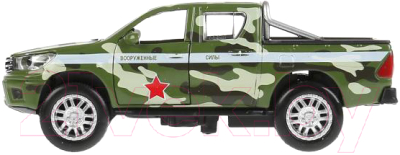 Автомобиль игрушечный Технопарк Toyota Hilux / HILUX-12SLMIL-GN (зеленый)