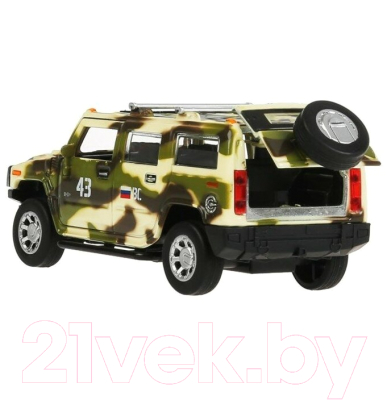 Автомобиль игрушечный Технопарк Hummer H2 / HUM2-12SLMIL-GN (зеленый)
