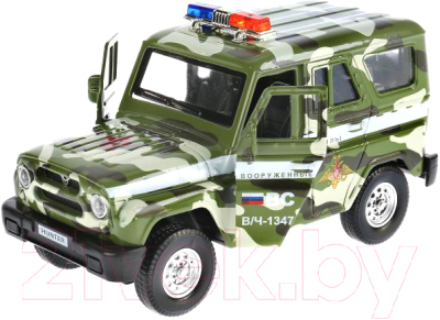 Автомобиль игрушечный Технопарк Uaz Hunter / HUNTER-MIL-SL