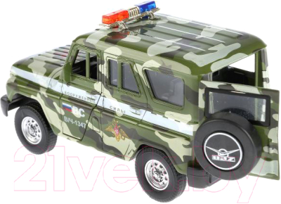 Автомобиль игрушечный Технопарк Uaz Hunter / HUNTER-MIL-SL