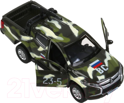 Автомобиль игрушечный Технопарк Mitsubishi L200 Pickup / L200-12SLMIL-ARMGN