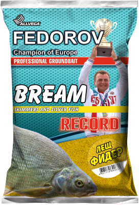 Прикормка рыболовная Allvega Fedorov Record / GBFR1-BF (1кг)
