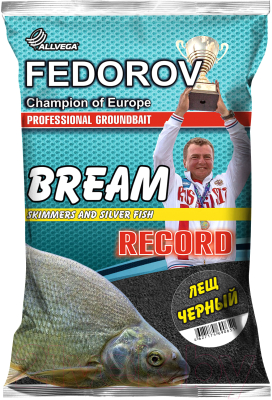 Прикормка рыболовная Allvega Fedorov Record / GBFR1-BB (1кг)
