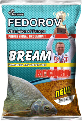 Прикормка рыболовная Allvega Fedorov Record / GBFR1-D (1кг)