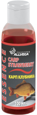 Ароматизатор рыболовный Allvega Essence Carp Strawberry / ARESS100-СST (100мл)