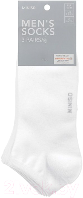 Носки Miniso 7884 (3 пары, белый)