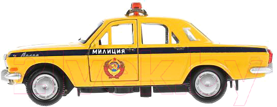 Автомобиль игрушечный Технопарк ГАЗ-2104 Волга Полиция / 2401-12SLPOL-YE — фото 3
