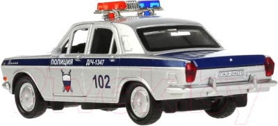 Автомобиль игрушечный Технопарк ГАЗ-2402 Волга Полиция / 2402-12SLPOL-YE