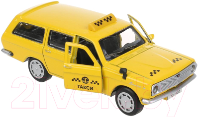 Автомобиль игрушечный Технопарк ГАЗ-2402 Волга Такси / 2402-12SLTAX-YE