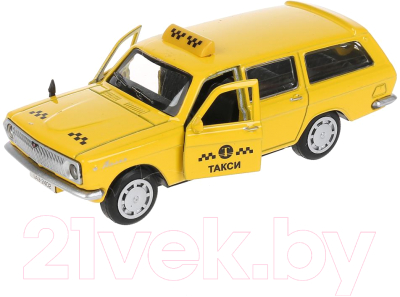 Автомобиль игрушечный Технопарк ГАЗ-2402 Волга Такси / 2402-12SLTAX-YE