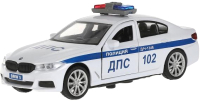 Автомобиль игрушечный Технопарк BMW 5-er M-Sport Полиция / 5ER-12SLPOL-WH - 