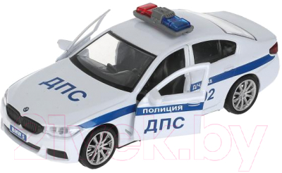 Автомобиль игрушечный Технопарк BMW 5-er M-Sport Полиция / 5ER-12SLPOL-WH